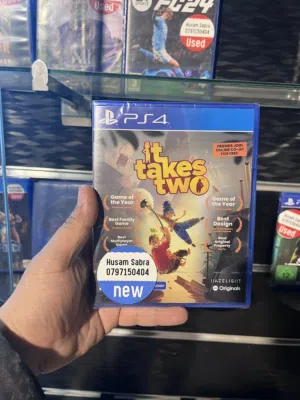 العاب بلاستيشن 4&5 مستعمل وجديده للبيع او البدل مع فرفية