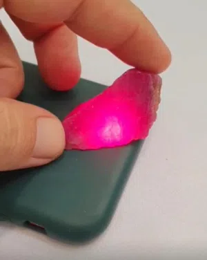 Ruby Gemstones Pinkish colour origin Kashmir Pakistan. High Quality of Gemstones with Great Look.