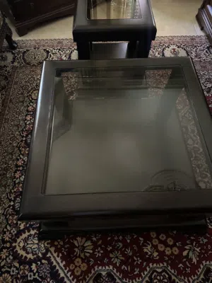 طقم طاولات خشب فاخر مستعمل للبيع