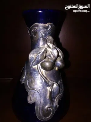 150دينارنهائي=مقتنى شخصي تحف انتيك3فازات ايطالي عليهم صب فضه شغل يدوي -تفاصيل بالداخل أقرأها