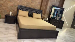 غرفة نوم ماستر راقيه و فخمه جداً  خشب لاتيه 18 مع بلوط طبيعي  و زان عمق 60_سم
