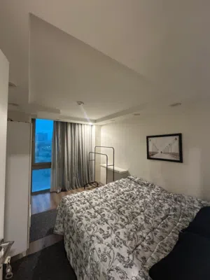 شقه للايجار في مجمع لايف تاورز مساحة 50 م