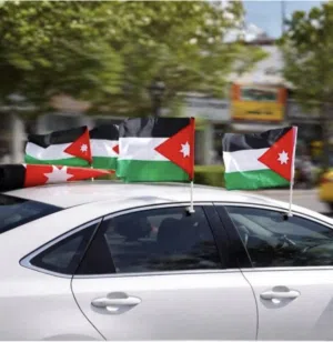 علم الأردن للسيارات