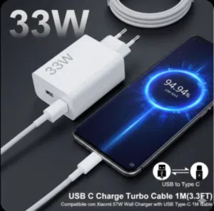 شاحن شاومي 33وات turbo charge اصلي 100% بتاع جهاز REDMI NOT 12 واتاكد بنفسك