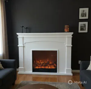 مدفأة ديكور الحطب