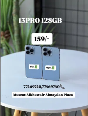 iPhone 13 Pro 128 GB with above 90% BH - Good and fine device