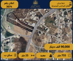 Residential Land for Sale in Amman Shafa Badran