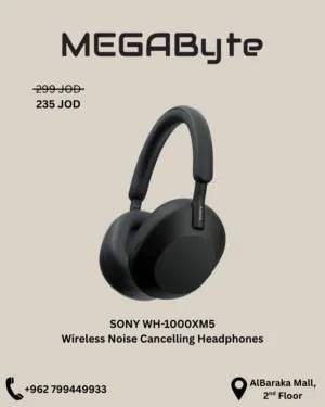 SONY WH-1000XM5 Wireless Noise Cancelling Headphones -NEW -MEGAByte