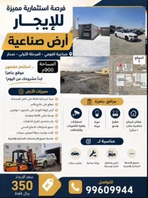 Industrial Land for Rent in Al Batinah Sohar