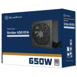 باور سبلاي سيلفرستون اصلي لأجهزة الجيمنج 650 واط حقيقي SILVERSTONE 650W 80+ GAMING POWER SUPPLY