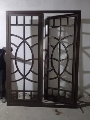 باب حديد ضرفتين