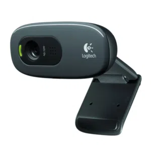 كاميرا ويب Logitech C270 HD 720p (مع ميكروفون مدمج لتقليل الضوضاء)