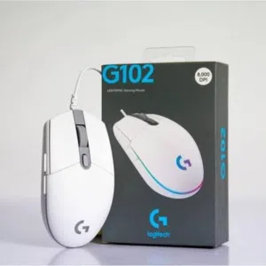 ماوس لوجيتيك Logitech g102 جديد لون ابيض باقل سعر فالمملكة ومتوفر توصيل لكافة مناطق المملكة