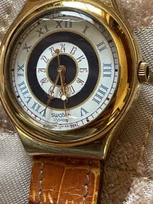 ساعة كلاسيكية سويسرية أصلية – Swatch (Vintage 1994)