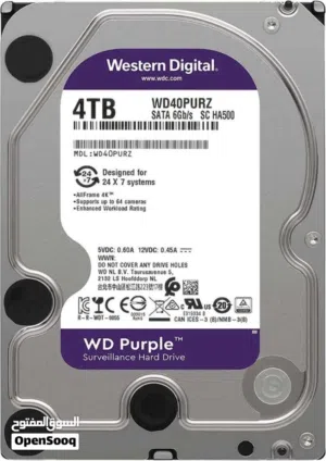 Wd 4 terabytes هارد ديسك