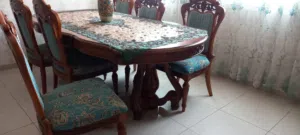 طقم سفرة كلاسيك فاخر مع بوفيه – بحالة ممتازة