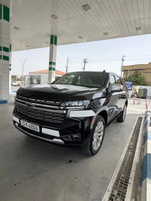 سياره تاهو برايمر مديل 2022 خليجي السيارة لون اسود