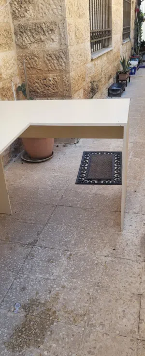 مكتب خشب حرف L بسعر رخيص