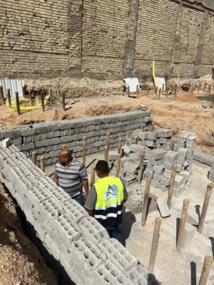 تنفيذ اسس وسراديب عميقة