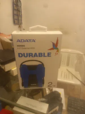 هاردسك خارجي كمية جديدة ADATA  تيرا 1 . 2 تيرا