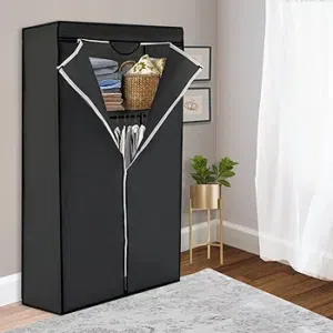Clothes cabinet for shoes and dress organizer  with closing and opening