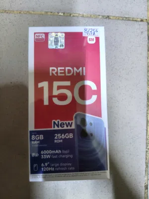 ريدمي 15c جديد زيرو  شرق اوسط