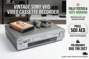 Title:  Sony VHS Video Cassette Recorder (SLV-SF90UX) – 100% Working Condition!