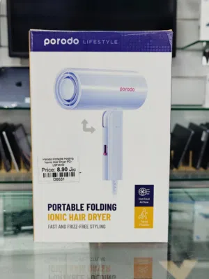 Porodo Folding Hair Dryer in Muscat / Brand New