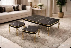 طقم طاولات جديدة 3 قطع