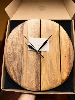 Attractive Handmade Wooden Clock for Sale