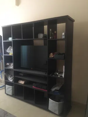 TV Rack can fit a 43” tv
