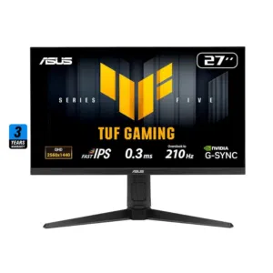 شاشة العاب ASUS TUF GAMING VG27AQL5A 27 2K (2560x1440) QHD 210Hz 0.3Ms IPS (جديد)