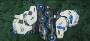 Skating shoes with Helmet