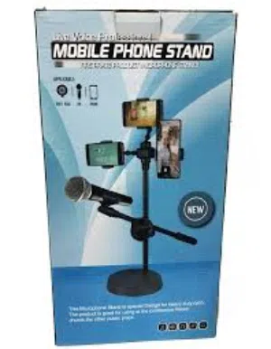 MOBILE PHONE STAND LIVE VOICE PROFESSIONAL حامل هاتف محمول مع رينج لايت