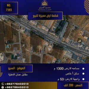 Residential Land for Sale in Salt Al Saro