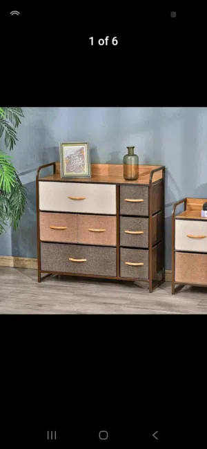 7drawers heavy wardrobe for sale with metal framed and fully furnished and easy to assemble