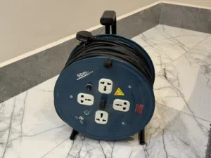 Boss 50 Meter Extension Cord Reel with 4 Universal Outlets