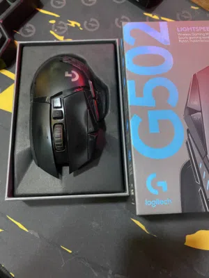 ماوس الألعاب الاحترافي Logitech G502 LIGHTSPEED اللاسلكي – بحالة جيدة