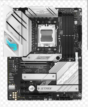 Asus rog strix b650a white motherboard