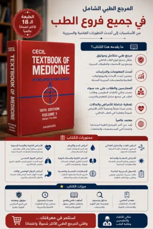امتلك المرجع الأسطوري في عالم الطب: Cecil Textbook of Medicine (الطبعة 18) – النسخة الأخيرة المتاحة!