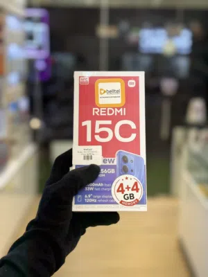 Redmi 15c 4+256 GB RAM 4 GB ROM:256GB Colour:Midnight black