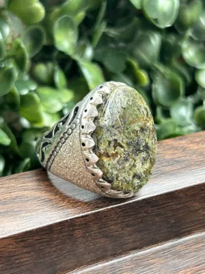 Silver ring for man