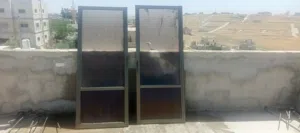 باب المنيم شبه جديد كامل مع حلقو و كامل مكمل