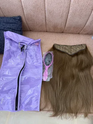 Real human hair extensions 20cm, 200 gram