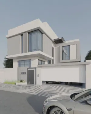 بيت للايجار بدور الضباط بناء نظيف