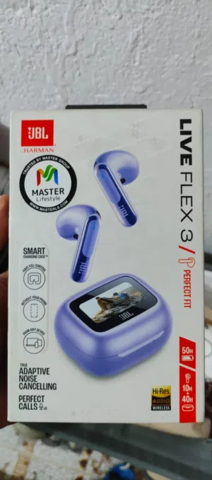 ايربودز JBL LIVE FLEX 3 الغنية عن التعريف بلونها المميز