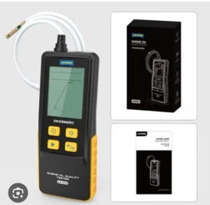 يتوفر لدينا جهاز Engine_oil_quality_Tester يقوم بقياس درجة حرارة الزيت