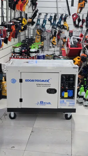 جرنيتر ديزل مولد كهرباء سايلنت 8 KVA قوة 7 كيلو واط ايدون بروماكس Diesel electricity generator 7000