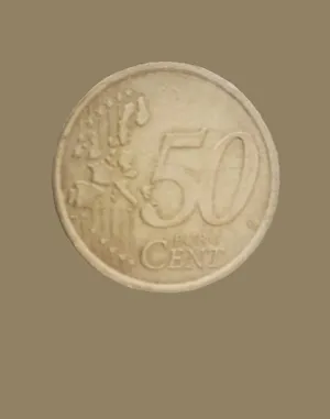 50 يوروا نحاس سنه 2002 نادره جدا