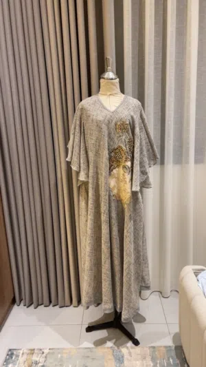جلابية رمادي